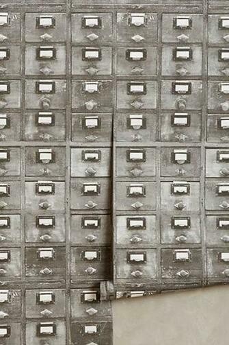 Card Catalog Wallpaper I Anthropologie