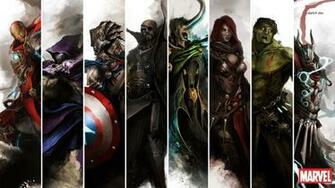 The Medieval Avengers Wallpaper Digital Art