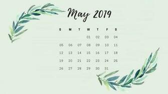May Desktop Calendar HD Wallpaper In