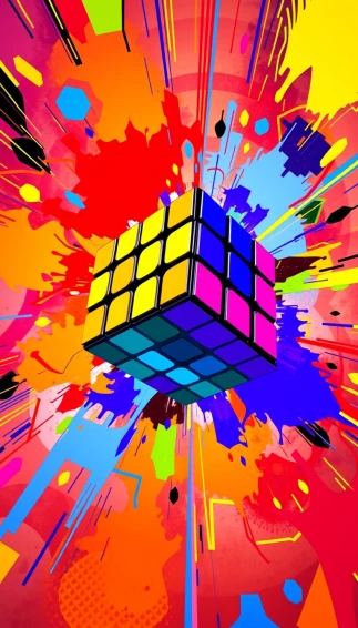 3d Wallpaper Rubix Cube