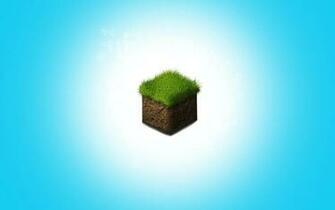 Minecraft Minimalistic Block Wallpaper