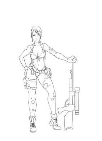 Mgsv Quiet By Kikoshou3000 Manga Anime Digital Media Drawings