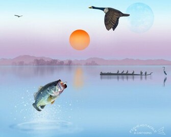 Fish R Bass Fishing Wallpaper