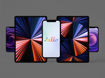 New Wallpaper Inspired By The Spring Loaded Apple Event Products