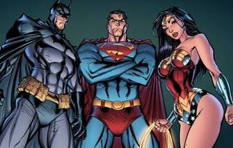 Wallpaper Wonder Woman Batman Superman Dark Knight
