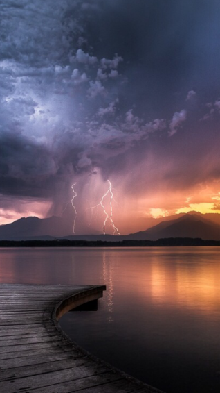 Lightning Wallpaper For iPhone Pro Max X