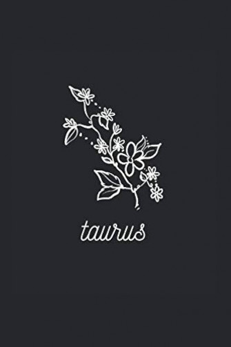 Flower Constellation Taurus Baby Journal Funny Dot Grid