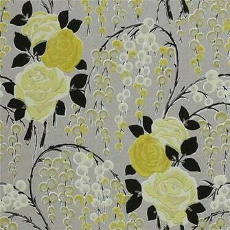 Black Gold Iola Rose Boutique Harlequin Wallpaper