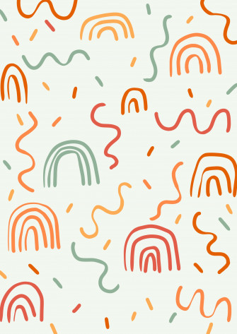 Artsy Aesthetic Pattern Wallpaper