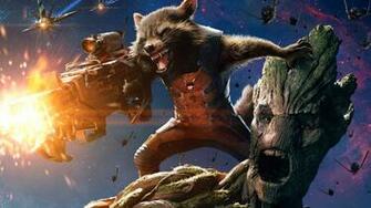 Rocket Raccoon Bradley Cooper And Groot Vin Diesel Voice Guardians