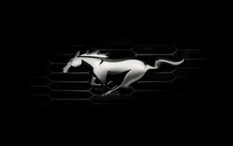 Black Ford Mustang Wallpaper Top