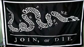 Join Or Die Wallpaper Flag
