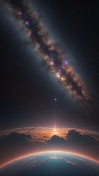 Galactic iPhone Wallpaper By Thuking83