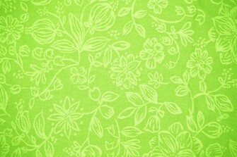 Lime Green Fabric With Floral Pattern Texture High Resolution