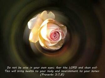 Proverbs Bible Quote Wallpaper Beautiful Flower