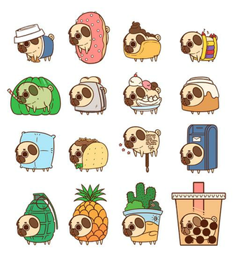 Pug Illustration