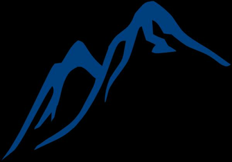 Dark Blue Mountain Clip Art