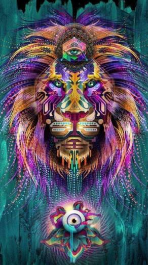 Majestic Lion iPhone Wallpaper