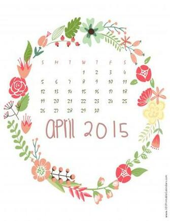 April Calendar Wallpaper