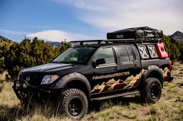 Wallpaper Nissan Destination Frontier D40 Pickup Black Cars