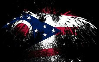 Eagles Hawk Flags Usa Ohio State Wallpaper