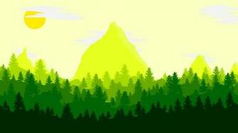 Highlighted Mountain Abstract Wallpaper By Sehedra