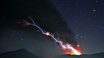 Blue Lava Wallpaper Nature Stars