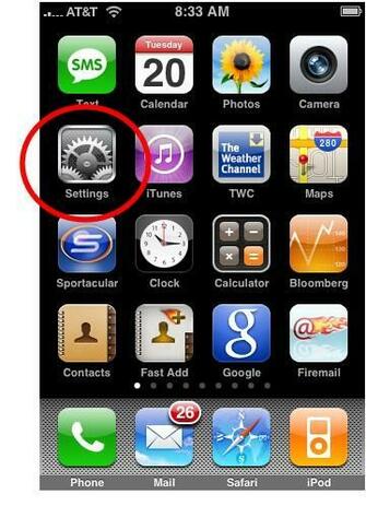 Change iPhone Wallpaper Step Tap Settings On The S Home