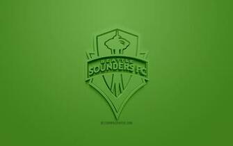 Wallpaper Seattle Sounders Fc Creative 3d Logo Green