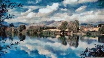 Blue Lake Dap Camille Wallpaper