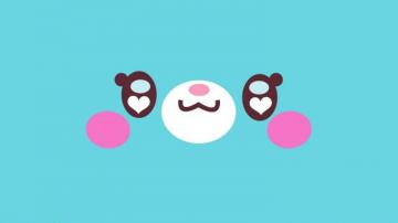 Light Blue Kawaii Cover Photo Wallpaper