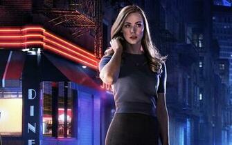 Deborah Ann Woll As Karen In Marvel Daredevil Poster Wallpaper
