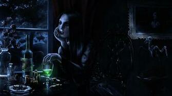 Gothic Vampire Wallpaper