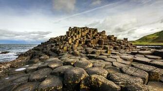Landscape Ireland Rock Formation Giant S Causeway Nature