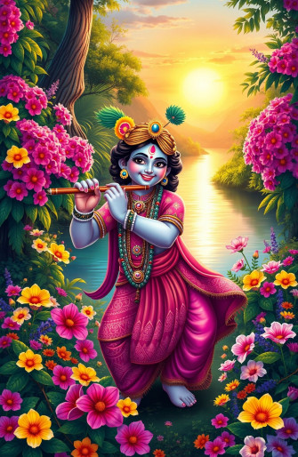 Natkhat Krishna HD Wallpaper
