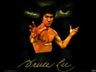 Wallpaper Photo Art Bruce Lee