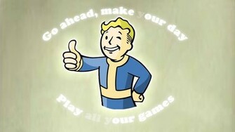 Fallout Vault Boy Wallpaper