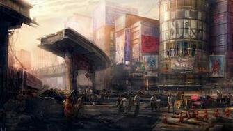 Zombie Apocalypse Wallpaper Background Bridge