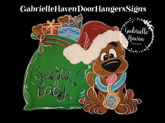 Christmas Door Hanger Front Sign Decor