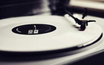 Magic4walls Wallpaper Record Vinyl Cd Classic Close Up Player