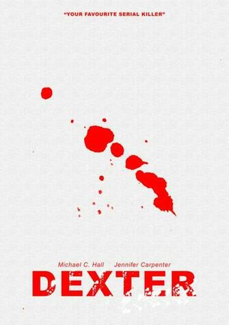 Movie Poster Minimalism Dexter Tv Show By Biokinetik On