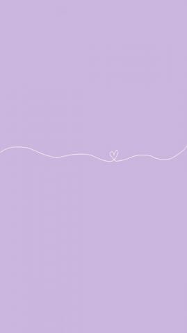 Purple Wallpaper Heart Simple Instagram iPhone Lavender
