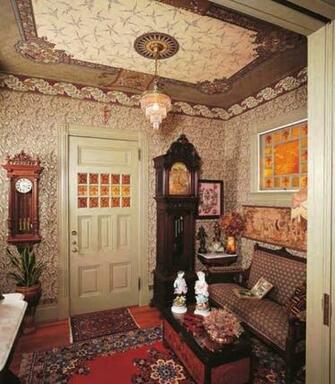 Bradbury Art Wallpaper Victorian Handprints Catalog