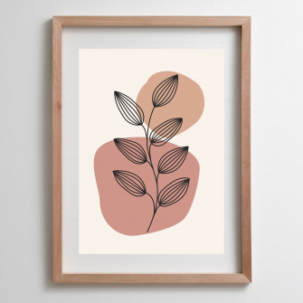 Art Collectibles Abstract Wallpaper Rooted Path Wall Decor Boho