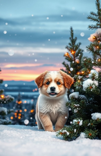 Winter Pet Wallpaper