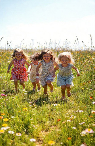Barefoot Kids Wallpaper