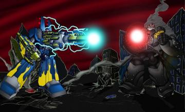 Megas Xlr Vs Big O Know Your Meme