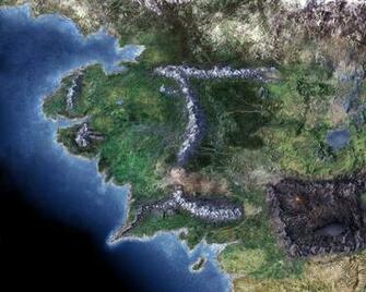 Map Of Middle Earth Wallpaper