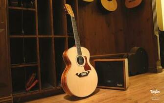 Blue Acoustic Guitar Wallpaper Taylor Guitars