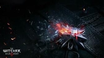 The Witcher Wild Hunt Geralt S Medallion Wallpaper
